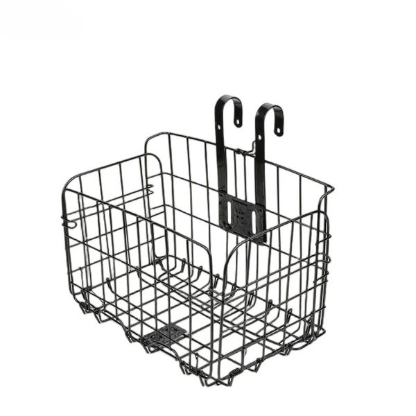 Basket de pliage de vélo de montagne Panier de suspension à vélo avant et arrière