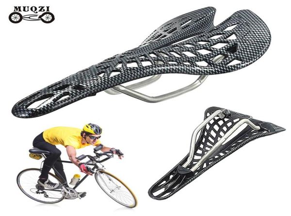 Sillín de Bicicleta de carretera de montaña, piezas de asiento hueco para Bicicleta de carreras de fibra de carbono, equipo de ciclismo, Sillines de Bicicleta 3635399