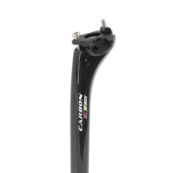 Vélo de route de montagne 3K tige de selle en Fiber de carbone vélo vtt 254272308316mm 25mm tige de selle décalée 240325