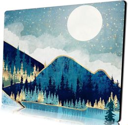 Mountain Sunrise Mouse Pad Aquarel Premium-Textured Mousepads Design Mousepad Non-Slip Rubber Base Computer Mouse Pad