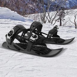 Bergbeklimmen Stijgijzers Mini korte skischaatsen Snowboardlaarzen Skiboards Verstelbaar Volwassenen Korte schoen Snowblades Draagbaar voor Winter Buitensporten 231101