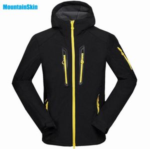 Mountainskin hommes hiver à l'intérieur polaire Softshell vestes de randonnée en plein air vêtements chauds imperméable Camping mâle ski manteaux MA0307449412