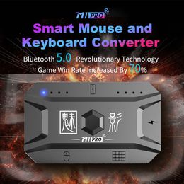 Muis- en toetsenbordconverter -adapter voor PUBG Mobile Game Bluetooth 5.0 M1 USB Auxiliary Controller voor Android iOS -telefoontablet