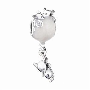 Mouse ballon bracelet charms S925 silver fits for original style bracelet 797240EN23 H8