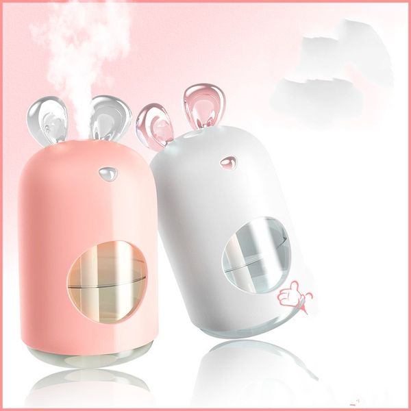 Souris Mignon Instrument D'approvisionnement En Eau Mini Véhicule De Bureau Silence Pulvérisation Humidificateur D'air Humidificateur USB 250 ml Atomiseur Purificateur Nouveau 23yf M2