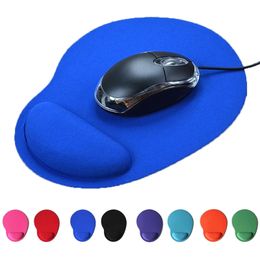 Tapis de souris EVA Support bracelet tapis de souris de jeu tapis de souris de couleur unie tapis de souris confortable avec repose-poignet pour ordinateur portable