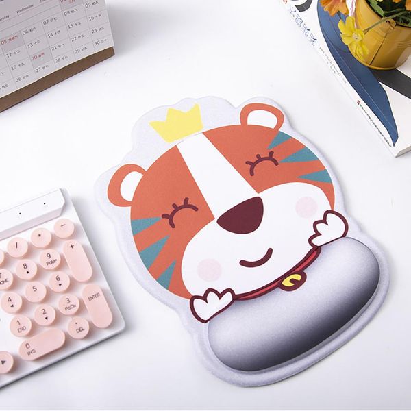 Tapis de souris Ultra-mince confortable 3D mignon dessin animé ordinateur repose-poignet Support tapis de souris pour bureau