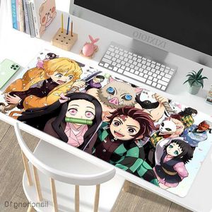 Muiskussens pols demon Slayer mouse pad home nieuwe computer mousepad toetsenbordkussen kantoor natuurlijke rubber computertafel mat muismat r230818