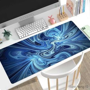 Muismatten Pols Mode Marmer Muismat Gamer XL Custom Mousepad XXL Bureau Mechanisch Toetsenbord Pad Kantoor Antislip Tapijt Muis R230710