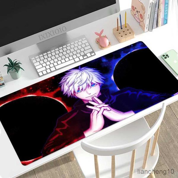 Alfombrillas de ratón Muñeca Kaisen Anime Mouse Pad Gamer XL Computadora Grande Home Mousepad XXL Teclado mecánico Pad Antideslizante Suave Alfombra Pad R231028