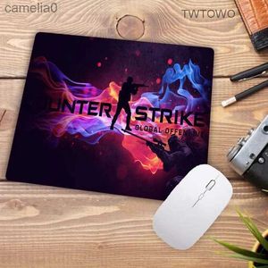 Ratones de ratón RESTA DE MULTA 26*21cm Museepads pequeños para CS Go Counter Strice Mat Mat Patrón de diseño DIY Gaming Gaming Pad Mat Mat Mat