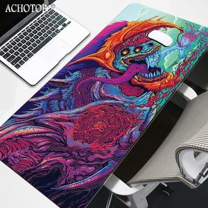 Poussions de souris Le poignet repose 80x30cm xl LockEdge Grand jeu PAD PADE PINK Art Computer Gamer Keyboard Mouse Mat Hyper Beast Desk Mousepad pour PC Desk Pad Y240419