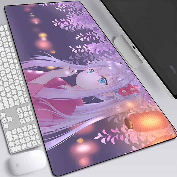 Tapis de souris Repose-poignets ANIME Izumi Sagiri Figure Tapis de souris Gamers Cute Sexy Girl PadMouse 90x40 cm Tapis de souris en caoutchouc Clavier Tapis d'ordinateur pour filles garçons T230215