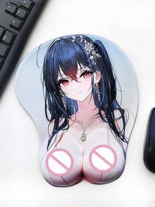 Muis pads pols rust azur lane taihou sexy naked girl 3d borst muis pad big gaming anime borsten mousepad met polssteun oppai cute xxl support gel y240419