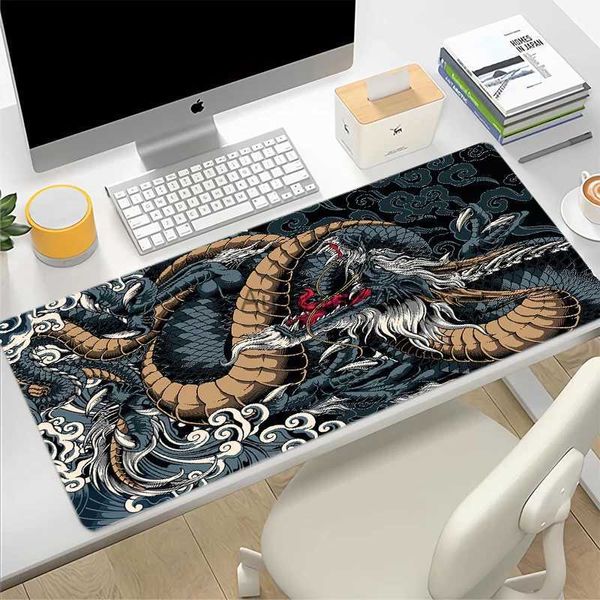 Tapis de souris Repose-poignets Style chinois ordinateur tapis de souris accessoires de jeu Mause Pad Mause tapis Deskmat clavier Pad Mausepad YQ231117