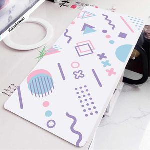 Muisblokken Pols Rustt Leuke Kawaii Keyboard Mat Gaming Desk Mats XXL Mouse Pad Gamer Tapijt Deskpad Gaming Run voor kantoor Home Grote computer MousePads T230215