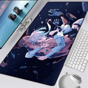 Muismatten Polssteunen Cyberpunk Muismat Anime Muismatten Edgerunners Toetsenbordmat DIY Zacht Gamer Grote DeskMat XXL XL Gaming Accessoires voor computer J231215