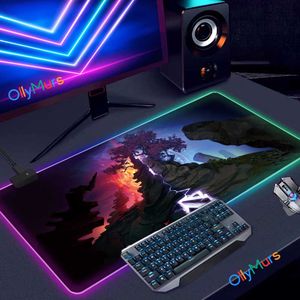 Ratones de ratón RESTA DE MULTA DOTA2 MAT LED MATO LED LED GRANDE PARA DOTA 2 MOUSEPAD RGB S XX XXL TELLA DE CABINA DE CAMPO MICE PADS ACCESORIOS DE COMPUTADORES T230215