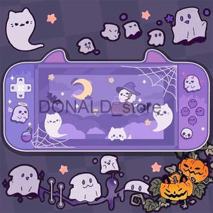 Tapis de souris Repose-poignets Extra Large Ghost Purple Tapis de souris de jeu XXL Tapis de bureau étanche à l'eau antidérapant PC Gamer clavier d'ordinateur ordinateur portable tapis de bureau accessoire J231215