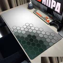 Muismatten Polssteunen Geometrisch Grote originele muismatten Computermatten Antislipmat Groot bureau Rubberen muismat Toetsenbord Drop Leveren Otvuj