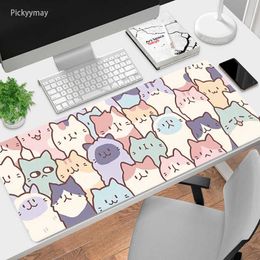 Tapis de souris Repose-poignets Kawaii Patte de chat Tapis de souris Bureau étudiant Mignon Clavier d'ordinateur à la maison Mause Tapis de bureau Ordinateur portable Doux Mausepad Tapis de table Tapis de souris XXL T230215