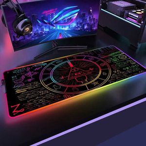 Tapis de souris Repose-poignets grand tapis de souris RGB xxl accessoires de jeu tapis de souris lumière LED tapis de souris Gamer tapis de souris grand clavier tapis de bureau tapis rétro-éclairé YQ231117