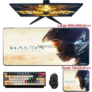 Mouse Pads Wrist Rests Mouse Pad Large Pc Gamer Cabinet Keyboard Table Mats Anime Halo 5 Desk Mat Computer Gaming Accessories Mousepad Xxl YQ231117