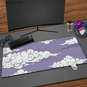 Pads de souris poignet repose de souris pad nimbus art ordinateur de style chinois xxl clavier mecpad 90x40 hot pc gamer tapis de bureau tablette de tapis homepad y240419