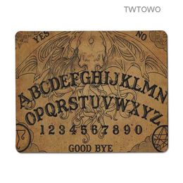 Poussions de souris Le poignet repose une nouvelle taille de bureau de bureau ouija Taille de pad de souris en caoutchouc pour 180x220x2mm et 260x210x2mm Small Mousepad J240510