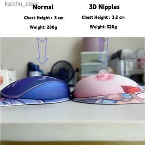 Poussions de souris Le poignet repose nsfw Nude 3d Nipples Fate Jeanne D arc Hentai Boobs Mouse Pad Sexy Girl Gamer Anime Mignon Rest 3D Oppai Silicone Mousepad Y240419