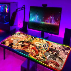 Muisblokken Pols Resteert één stuk gaming muis kussen vergrendeling rand Computeraccessoires RGB 90x30 Deskpad Mats 900 400 Office Hot Large Carpet Gamer Desk PC T230215