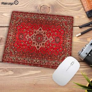 Poussinets de souris poignet repose un tapis de tapis Persian Mat d'ordinateur de souris petite souris fleur fleurie caoutchouc caresque 22x18cm