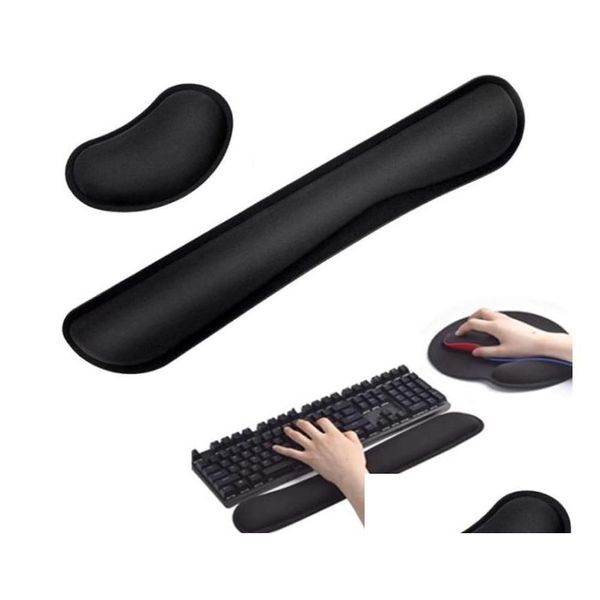 Ratones de ratón Muñeca Muñeca Memoria de la almohadilla Superfina Superfina Mousepad ergonómico para la computadora portátil de PC de juego mecanografiado 21061536976307916432 Drop ot6qx