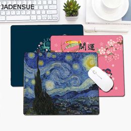 Muisblokken Polstoffen Rust Rubber muiskussen Leuke cartoonpatroon Antislip muizen Comfortabele mat voor laptop PC Computerpad Game MousePad J230422