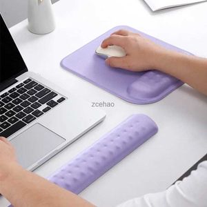 Tapis de souris Repose-poignets Tapis de souris en silicone Gamer Grand clavier Tapis de bureau d'ordinateur Ensemble de poignet de jeu Tapis de poignet pour ordinateur portable Macbook AirL240105