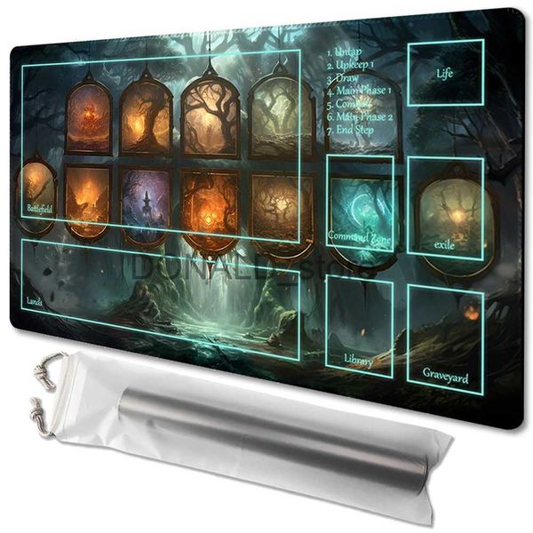 Alfombrillas para mouse Reposamuñecas La última carta - Juego de mesa TCG Playmat Table Mat Tamaño del juego 60X35 CM Mousepad compatible con MTG CCG J231215