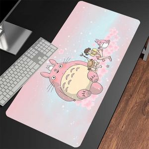 Muis pads pols rusten totoro bureau mat gamer mousepads mouse pad bureau bureau kussentjes grote muispad muismatten voor computer t230215