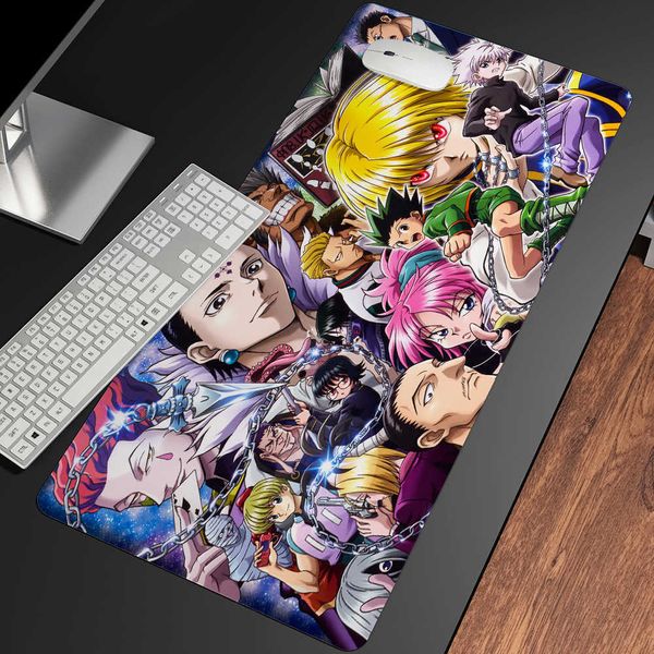 Tapis de souris Repose-poignets XXL Gaming Hunter professionnel Belle impression mignonne Tapis de souris Tapis de bureau Anime Pad Lecteur d'ordinateur PC Clavier Tapis de souris T230215