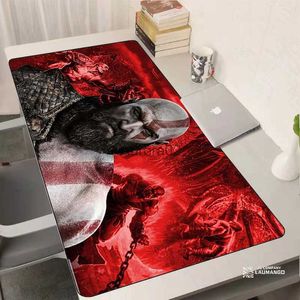 Tapis de souris Repose-poignets Xxl Tapis de souris God of War Accessoires de jeu Clavier Tapis d'ordinateur Tapis de bureau de jeu 90x40 cm Grand PC Gamer Cabinet Table Tapis de souris YQ231117