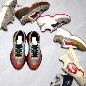 Bouche gglies plate-forme concepteur fraise rhyton avec chaussures décontractées sneaker hommes souris femmes baskets de chaussures box vintage chaussures