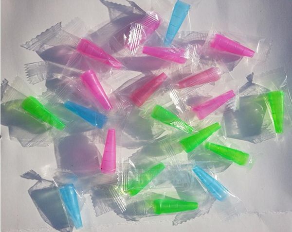 Puntas para la boca Shisha pipa para fumar agua Narguile 600 piezas tamaño S Color plástico manguera para cachimba Mouthtips8745079