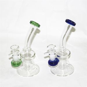 Mondstuk stengel water bubbler bong 14 mm met glazen dab gereedschap wateradapter voor solo -lucht