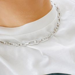 Collana MOVE UNO per donna designer diamante Placcato in oro 18 carati riproduzioni ufficiali del designer del marchio di lusso Non sbiadiscono mai regali premium 017