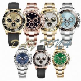 Beweging Jason007 40MM Saffierglas Dag Tona AAA 3A Reloj Heren Dames Mechanische Designer Horloges met Doos