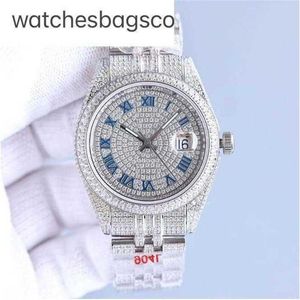 Bewegung Uhr Clean Business 41mm Diamant Uhr Automatische Mechanische Armbanduhr Edelstahl Wasserdichte Armbanduhren l