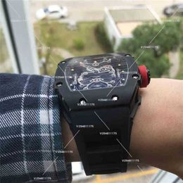 Mouvement montre Richamilles montre-bracelet affaires loisirs céramique mécanique évidé mode sport mécanique LY GCAT