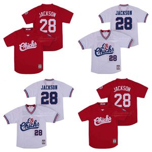 Film honkbal jerseys 28 Bo Jackson Chicks Jersey Mens S-XXXL