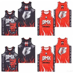 Filmbasketbalfilm DMX Jerseys Flesh of My Flesh Blood of My Blood Dark Man X For Sport Fans College Stitched Team Retro pullover High School Ademend shirt