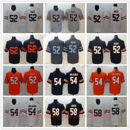 Movie College Football Wear Jerseys Cousue 52 Khalilmack 54 Brianurlacher 58 Roquansmith 75 Kylong 89 Mikeditka 96 Akiemhicks Breathable Sport High Quality