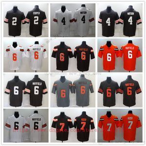 Film College Football Wear Jerseys cousus 6 BakerMayfield 7 DeshoneKizer 2Cooper 4Watson 28Owusu-koramoah Sport respirant Homme de haute qualité